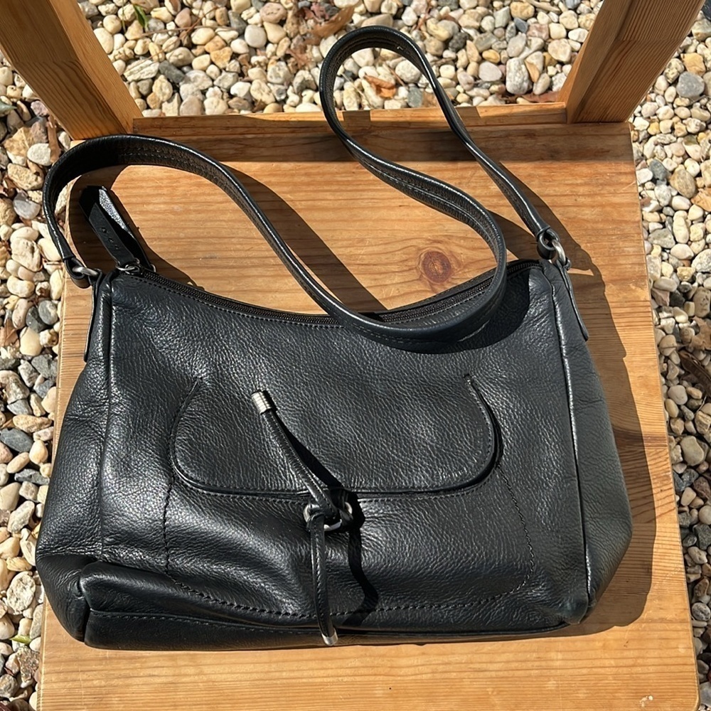 Stone Mountain Black Leather Purse - Picture 5 of 7